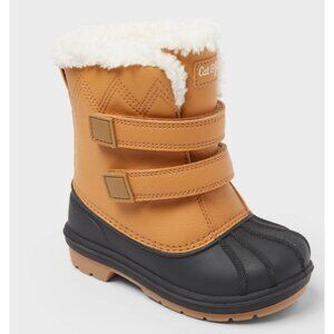 Cat &  Jack Toddler Denver Waterproof Winter Boots with Faux Fur size 6 NWT